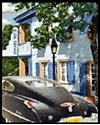 Picture of Blue Heaven "Bordello" 8x10 painting by Key West Artist Jimm Sherrington